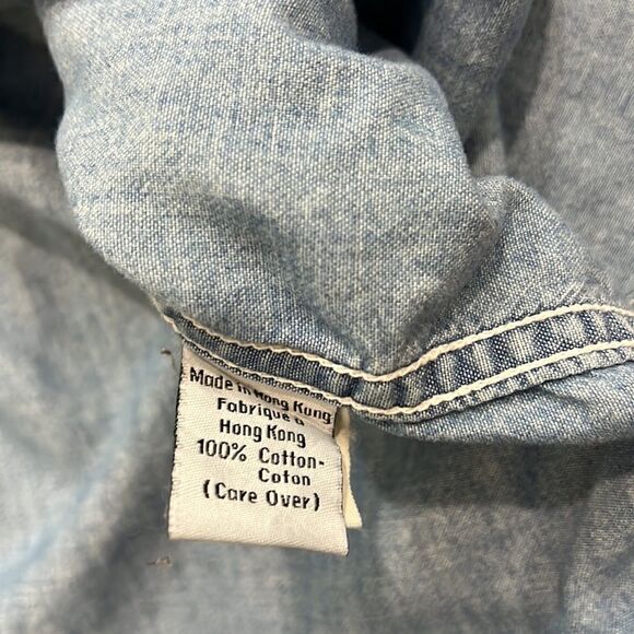 Calvin Klein Denim button down shirt - Picture 6 of 8